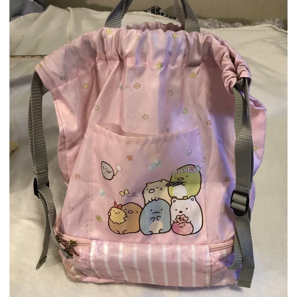 Sumillogirashi Backpack Lightweight Pink, Shy Characters